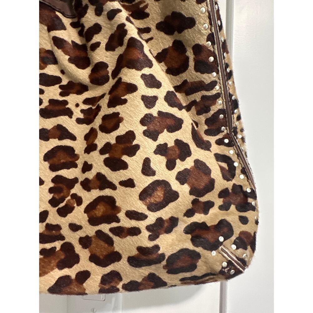 Michael Kors Astrid Cheetah Pattern Calf Hair Tote - Picture 2 of 9
